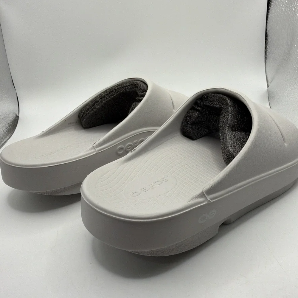OOFOS OOAHH Nomad Moonstone Sandals EU 41 M8 W10 Recovery Comfort Shoes Unisex
